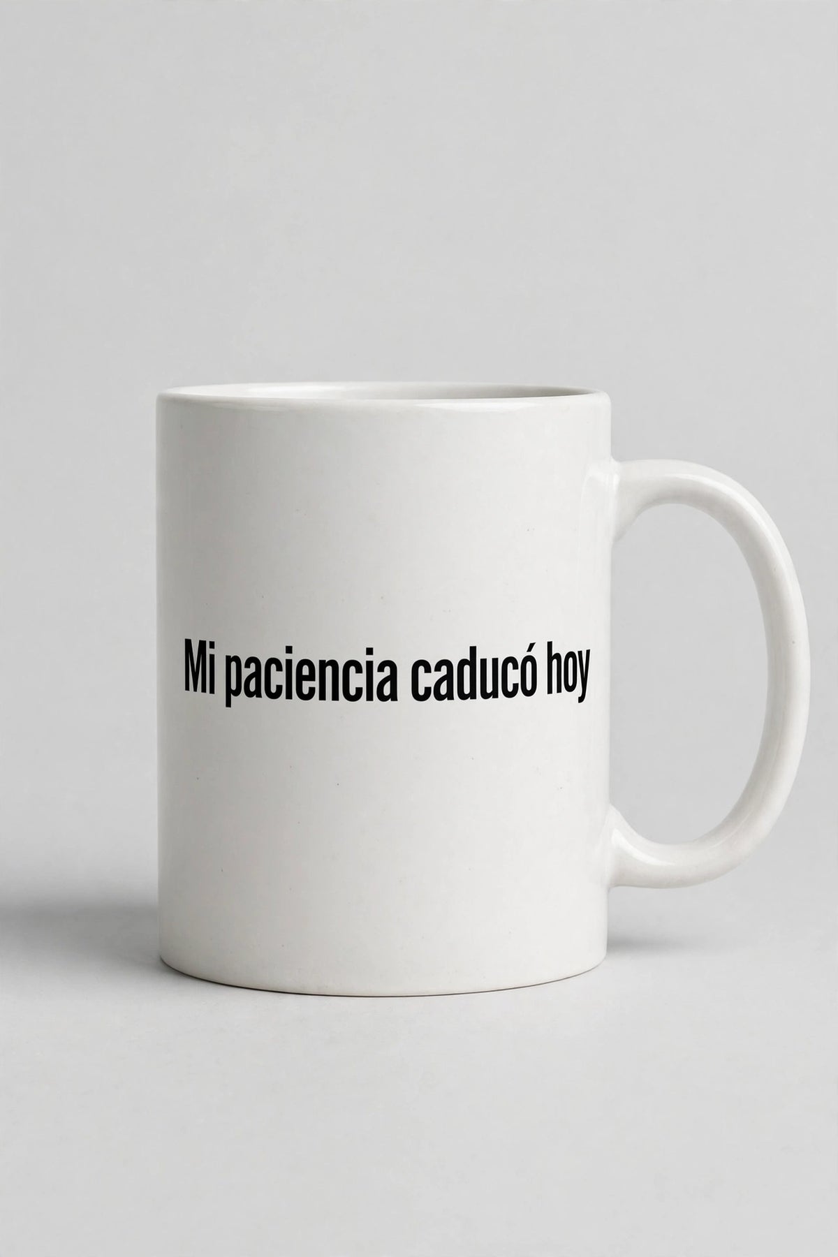 Taza «Mi paciencia caducó hoy»