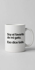 Taza «El favorito de mi gato»